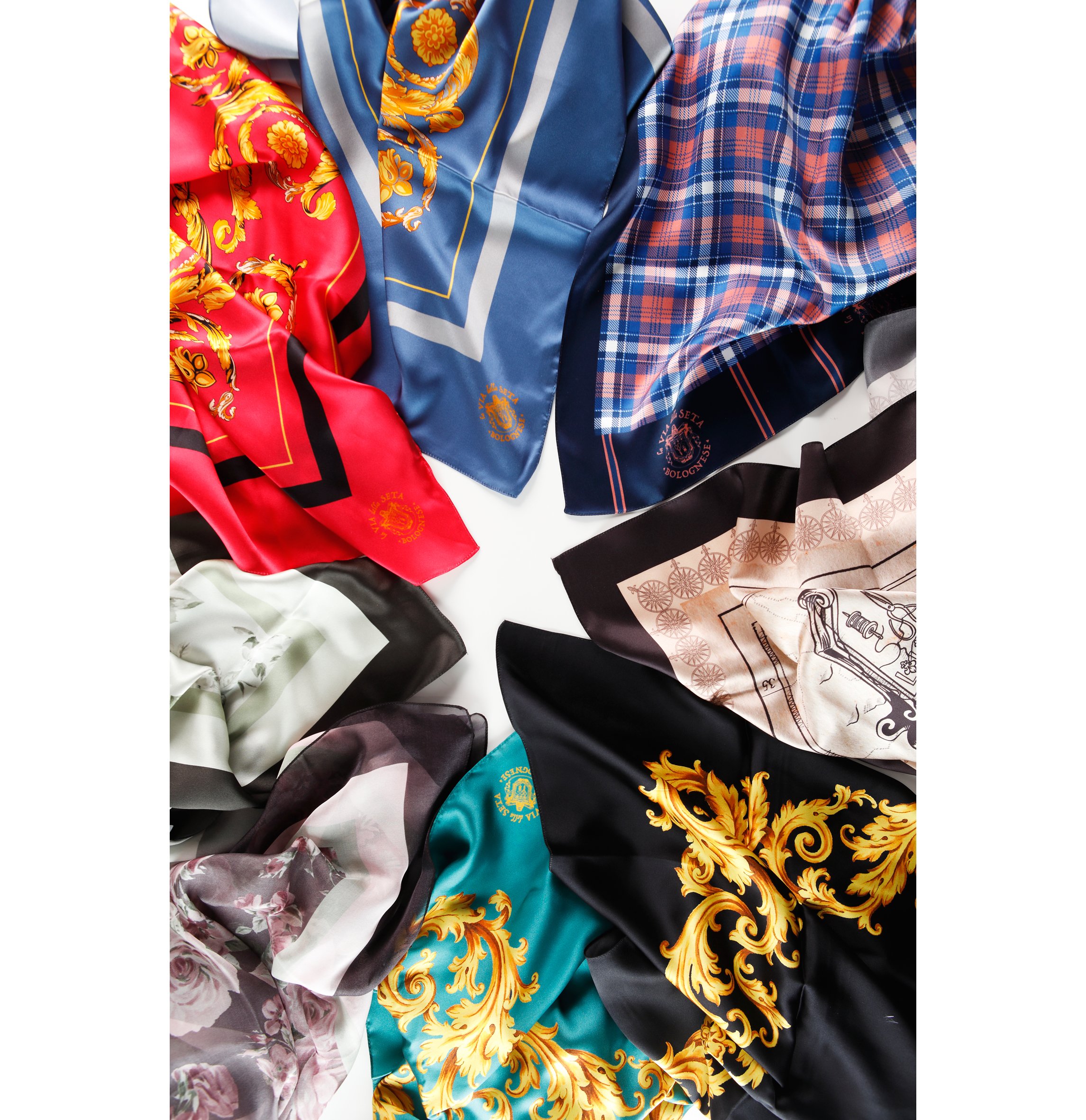 FOULARDS-di-seta-purissima-italiana foulards di seta purissima